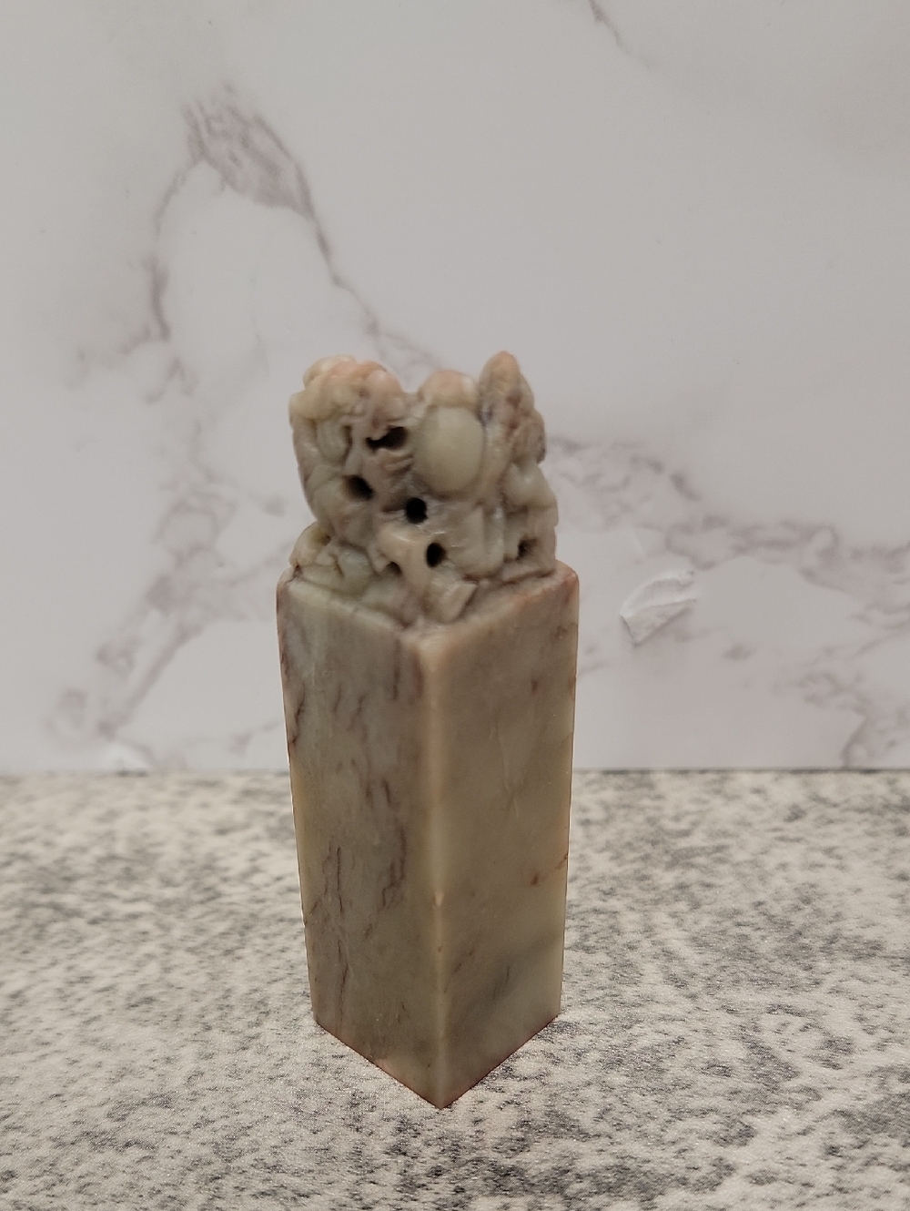 Vintage Japanese name stamp Hanko or Inkan Peter